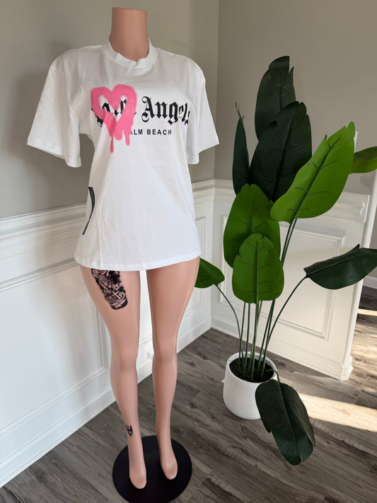 palm A tshirt dress