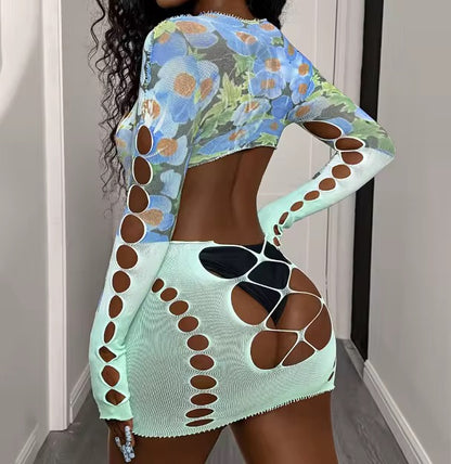 ocean strippa dress